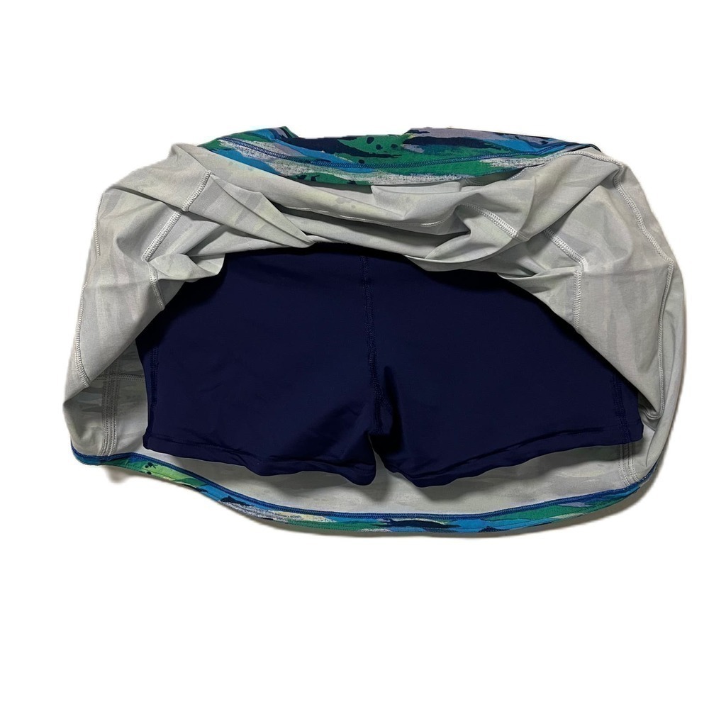 Lululemon Pace Rival Skirt II Seven Wonders Multi/Hero Blue Size 6